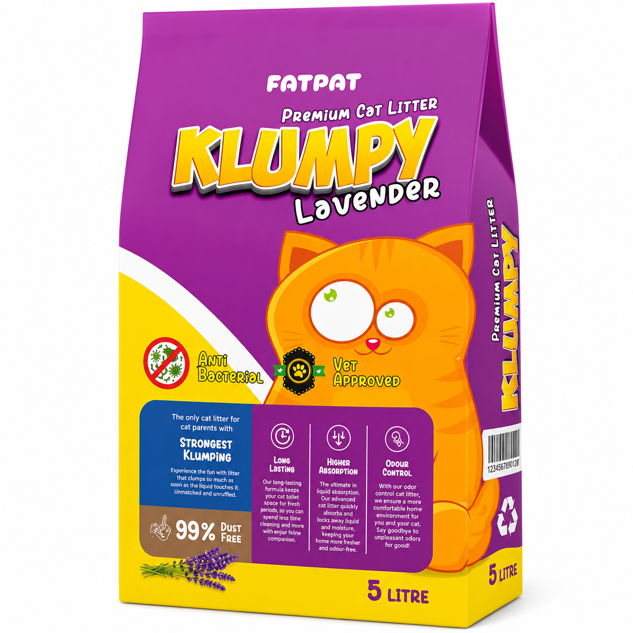 Klumpy Lavender Premium Cat Litter