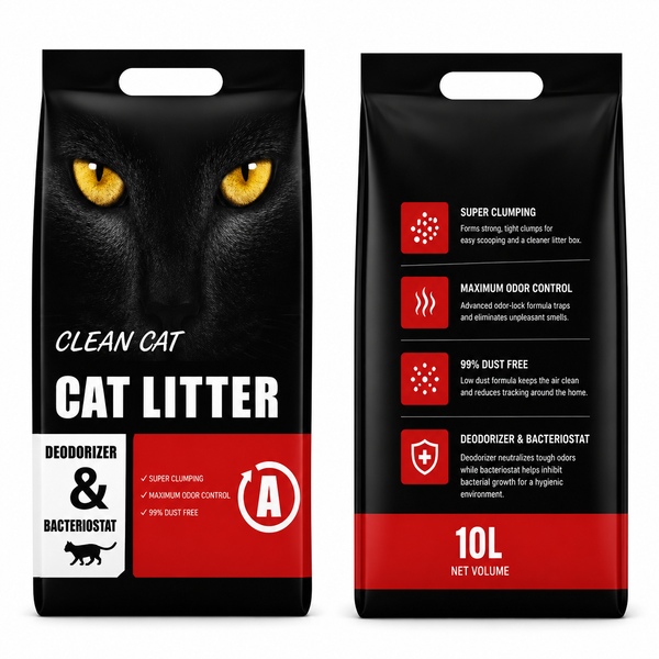 Clean Cat Cat Litter 10L – Deodorizer &amp; Bacteriostat