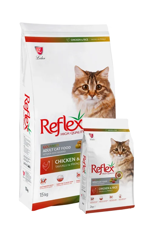 Reflex Multicolor Adult Cat Food With Chicken & Rice (2kg)