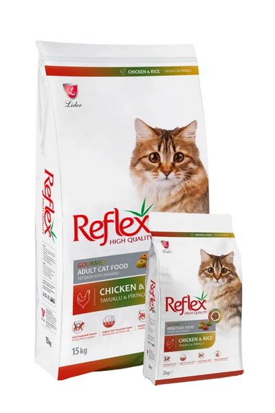 Reflex Multicolor Adult Cat Food With Chicken & Rice (2kg)